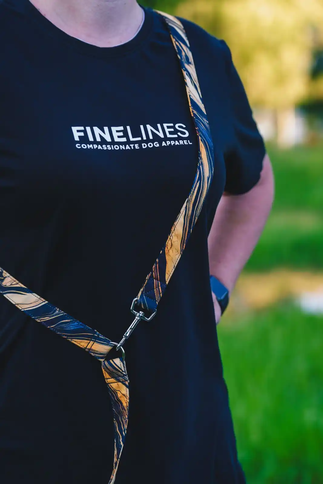 Produktová fotografie obojků, vodítek a triček pro Finelines.